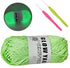 Luminous Knitting Yarn, Yarn Glow in The Dark, Sewing Supplies, (55 Yards) for DIY Arts, Crafts & Sewing (with 2pcs Crochet) (Green)......