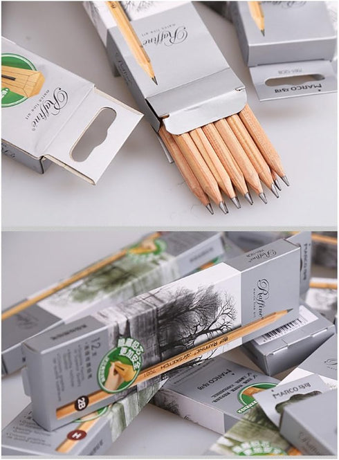 Sketch Pencil Drawing Pencil for Writing, Sketch, Shading, Artist, School Supplies Pencil, 3H - 12 pcs...