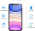 SIBEITU 3 Pack Screen Protector for iPhone 11 with 3 Pack Camera Lens Tempered Glass Protector, 6.1 Inch Tempered Glass HD Clear 9H Hardness for i...