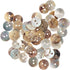50 Pcs 2 Holes Sewing Round Craft Buttons 0.5inch (13mm) Craft Shell Buttons Shell Pearl Buttons for Shirts Clothes DIY Accessories...