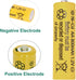 12 Packs 1.2V 800mAh NI-CD AA Rechargeable Batteries for Garden Landscaping Solar Lights, Security Lights...