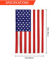 Outdoor 12x18 Inch Double Sided American Garden Flag American 4th of July Decorative Flag Fade Resistant Banner for Yard Lawn Home Decor...