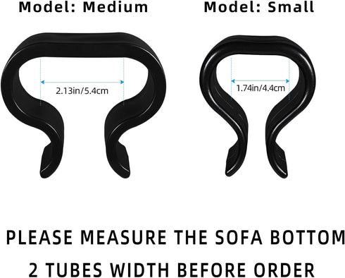 SUQ I OME Pack of 10 Outdoor Patio Garden Wicker Rattan Furniture Aligment Sofa Rattan Chair Fastners Clip Sectional Connector - Non Slip (2.13 in...