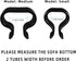 SUQ I OME Pack of 10 Outdoor Patio Garden Wicker Rattan Furniture Aligment Sofa Rattan Chair Fastners Clip Sectional Connector - Non Slip (2.13 in...