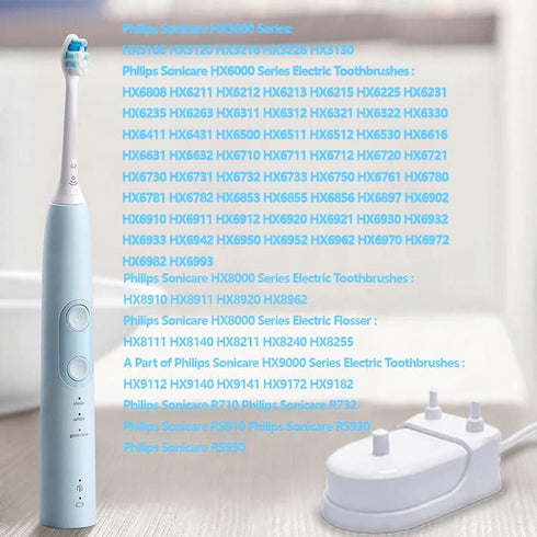 Replacement Charger Base for Philips Electric Toothbrush HX6100, Inductive Charger Replacement Sonicare Toothbrush Charger with Charger Holder Too...
