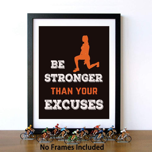 Sports Art Print,Inspirational Fitness Quote Wall Art Print,Motivational Workout Bodybuilding Phrases Art Painting , Set of 4 Art Posters?8 " x10 ...