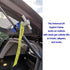 Lift Support Clamp,2pk, up to Dia.14mm shaft, Solid Metal T-Rod Handle,C-Clamp, and Brass Bolt, for Hoods,Tailgates and Trunks...