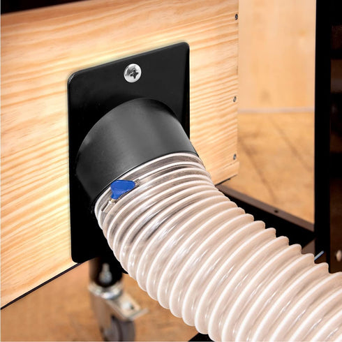 POWERTEC 70153-P2 Angled Dust Port, 4-Inch, 2 PK...