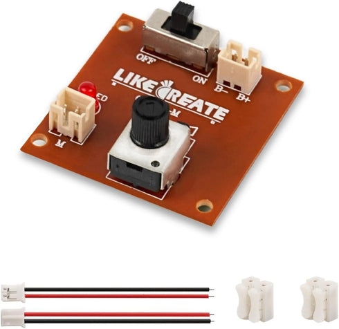 Speed Control PCB Module for Kids' Science Experiments - Educational Electronic Module with PH2.0 Interfaces - Versatile Electronic Component for ...