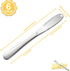 6PCS Butter Knife, 8.7” silver Butter Spreader, 3 in 1 Kitchen Gadgets Serrated, Stainless Steel Butter Knife Spreader, Butter Spreader Knife with...
