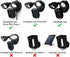 Silicone Skin Case Cover Compatible with Ring Floodlight Camera - Sun Glare, UV & Weather Protection Skins Cover - Black...