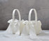 2 PCS Flower Girl Baskets Set- Cute Cherish Wedding Flower Baskets (Ivory)...