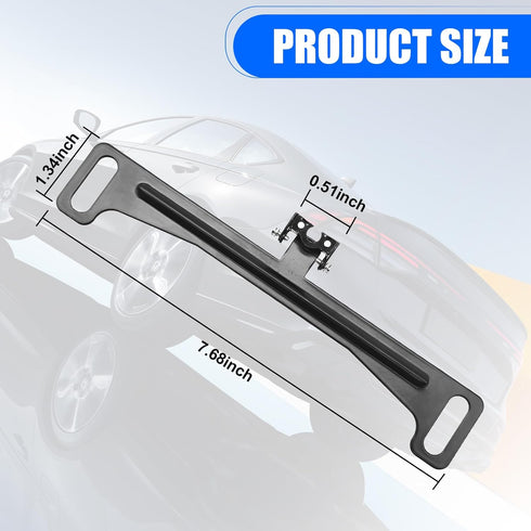 Pack-1 Car Rear View Camera Bracket, Metal Dash Cam Mount Kit, Waterproof License Plate Mount, Back Up Camera Installation Tool, Automotive Parts,...