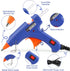 Mini Hot Glue Gun 10pcs Glue Stick Hot Glue Gun Set For Quick Repair Artist DIY Art Home 20w Blue...
