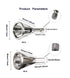 2 PCS HSS Deburring External Chamfer Remove Burr Tools for Drill Bit Eliminate Damaged Extractor Fits Size 8-32 Bolts,(Silver)...