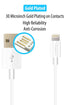 HomeSpot Cable 6.6 Feet / 2m Extra Long Tangle-Free 8pin to USB Cabl(4 Pack-White)...