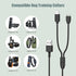 2-Pack Charger for Delupet/Yawpet/Jugbow Dog Training Collar and Remote, 2-in-1 USB Charging Cable...