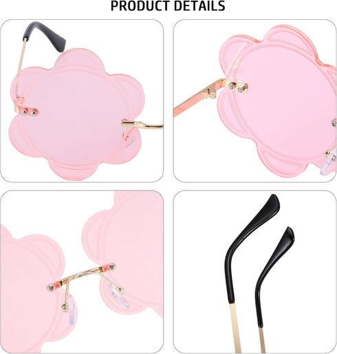 Strawberry Shape Sunglasses Retro Trendy Fun Sunglasses for Women Men Christmas Decorations Party Favor...
