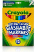 Crayola Fine Line Markers, Washable Markers, 12 Count...