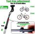 RBRL Bike Kickstand 40mm Hole Spacing, Bike Stand Aluminium Alloy Adjustable Bicycle Kickstand, Rear Side Bicycle Kick Stand for 24''-29'' Mountai...