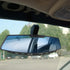 8sanlione Car Rearview Mirrors, Interior Clip-on Panoramic Rear View Mirror for Car, Wide Viewing Range, 12 inch HD Universal Use for Cars, SUVs, ...