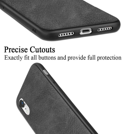 SALAWAT Compatible with iPhone Xr Case, Slim PU Leather Vintage Shockproof Phone Case Cover Lightweight Premium Soft TPU Bumper Hard PC Hybrid Pro...