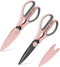 Country Kitchen Set of 2 Kitchen Scissors-Stainless Steel Kitchen Shears, Cooking Scissors for Cutting Meat, Chicken, Herbs and Produce with Blade...