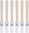 uxcell 0.5" Width Small Paint Brush Nylon Bristle with Wood Handle Painting Tool for Wall, Door, Cabinets, Furniture, Fences, White 6Pcs...