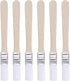 uxcell 0.5" Width Small Paint Brush Nylon Bristle with Wood Handle Painting Tool for Wall, Door, Cabinets, Furniture, Fences, White 6Pcs...