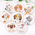 Zcargel Embroidery Starter Kit, Beginner Embroidery Material Set Dogs Pattern Embroidery Cloth 20cm Embroidery Hoops Needle Thread DIY Embroidery ...
