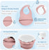Baby Feeding Set of 4–Made from Premium Food-Grade & BPA-Free Silicone Baby Weaning Set –Durable & Eco-Friendly Toddler Plates, Safe Baby Feeding ...