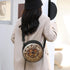 Women Novelty Round Clock Shape Zippered Clock Purses for Women Tote Handbag Shoulder Bag, Gift for Mom Girlfriend...