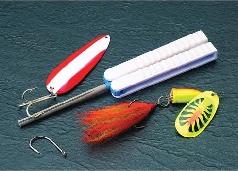 Lansky Folding Diamond Fish Hook & Knife Sharpener | Marine-Grade Fishing Hook Sharpener - LDFHS...