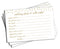 Wedding Advice and Well Wishes - Gold Confetti (50-Cards)...