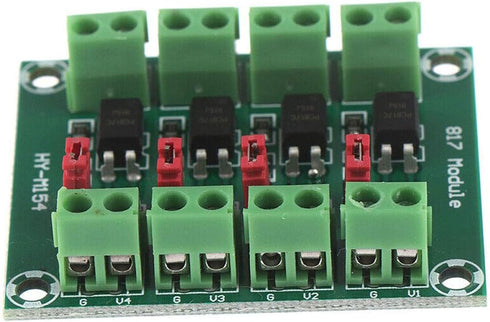 PC817 4-Channel Voltage Converter Module Optocoupler Isolation Driving Module...