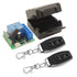 DieseRC 433Mhz Universal Wireless Remote Control Switch DC 12V 1CH RF Relay Receiver Module with 2 Transmitters, EV1527 Learning Code Remote Switc...
