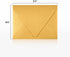LUXPaper A2 Contour Flap Invitation Envelopes | 4 3/8" x 5 3/4" | Gold Metallic | 80lb. Text | 50 Qty...