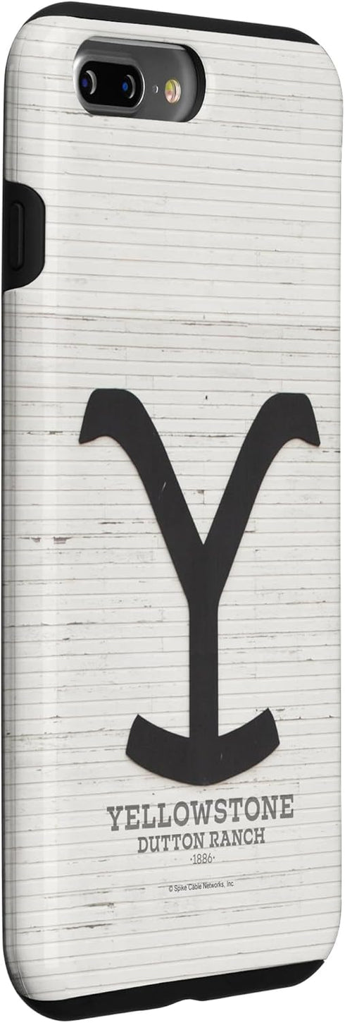 Yellowstone - Dutton Ranch White Barn Case for iPhone 7 Plus/8 Plus...