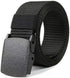 Nylon Belts for Men,1.5inch Tactical Military Belt Breathable Slide Buckle Canvas Web Belt Adjustable Outdoor Casual, Black...