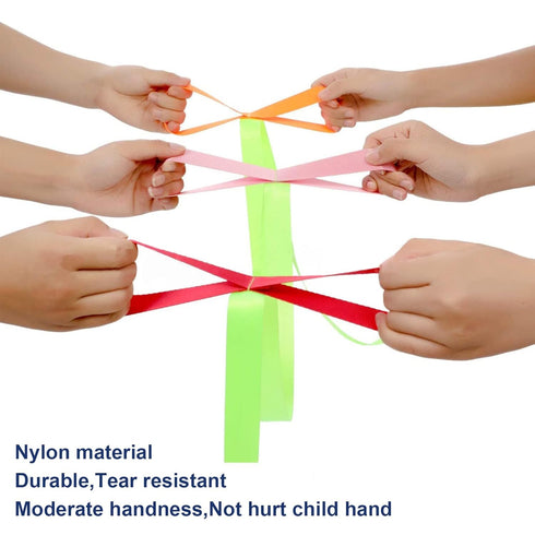 Safety Walking Rope with Colorful Handles for Daycare Teacher and Schools Designed (12 Children and 2 Adults)...