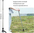 Weed Picker with Handle Stand Up Weed Puller Tool for Garden Adjustable Weeder Weed Removal with Non-Slip Metal Front Claws, Easy to Carry, No Squ...