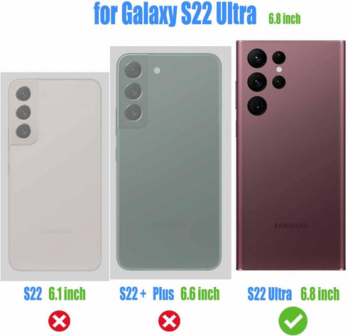 for Galaxy S22 Ultra Case,Samsung S22 Ultra Case for Girl Women Men,ARTIOSIT Thin Slim Soft TPU Clear Protective Phone Case Cover with Design for ...