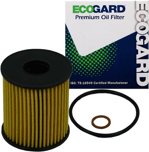 ECOGARD X5830 Premium Cartridge Engine Oil Filter for Conventional Oil Fits Mini Cooper 1.6L 2007-2015, Cooper Countryman 1.6L 2011-2016, Cooper P...