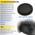 Rear Lens Cap and Front Body Cap for Nikon D850 D7500 D3500 D5600 DSLR with AF,AF-S,AF-P Lenses?Replaces Nikon BF-1B Cap and Fire Rock Hot Shoe Co...