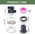 Rain Barrel Spigot Kit 3/4 Rain Barrel Diverter Kit Rainwater Collection System Rain Gutter Diverter Rain Barrel Hose Water Spigot Rain Catchment ...