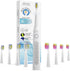 SEAGO Electric Toothbrush for Adults, Ultrasonic Toothbrushes with 8 Brush Heads, Rechargeable Electronic Toothbrush, White, SG-507...
