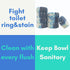 Air Jungles Automatic Toilet Bowl Cleaner Tablets (8 Packs), Extra Fresh Cleaner Tabs for Toilet, Quick Bubbles Foaming and Long-lasting, Easy-to-...