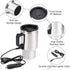 Keenso 12V Electric Car Cup Travel Heating Cup, 450ml Stainless Steel Car Electric Kettle Car Coffee Mug Heater with Cigarette Lighter...