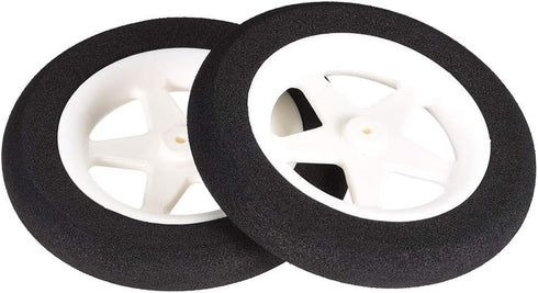 uxcell RC Model Plane Aircraft Wheel Micro Sport Wheel 0.07 Inch X 3 Inch - Wheel 6PCS...