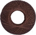 Aunt Lydia Classic Fudge Brown Crochet - 3 Pack of 350y/320m - Cotton - Gauge 10 - Crochet......